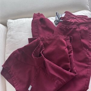 Figs Women's Maroon Joggers